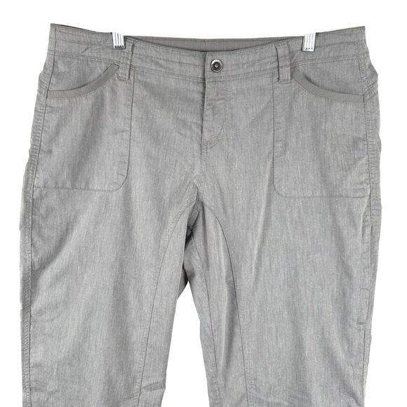 Kuhl Cabo Pant Womens Size 16 Gray Cotton Polyester Linen Outdoor PT-2636 - Picture 3 of 11